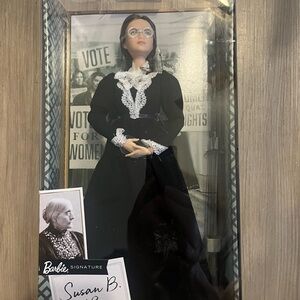 Barbie Signature Susan B. Anthony Doll in Black and White